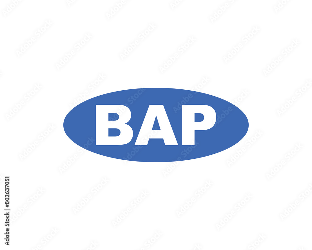 BAP logo design vector template BAP logo design vector template