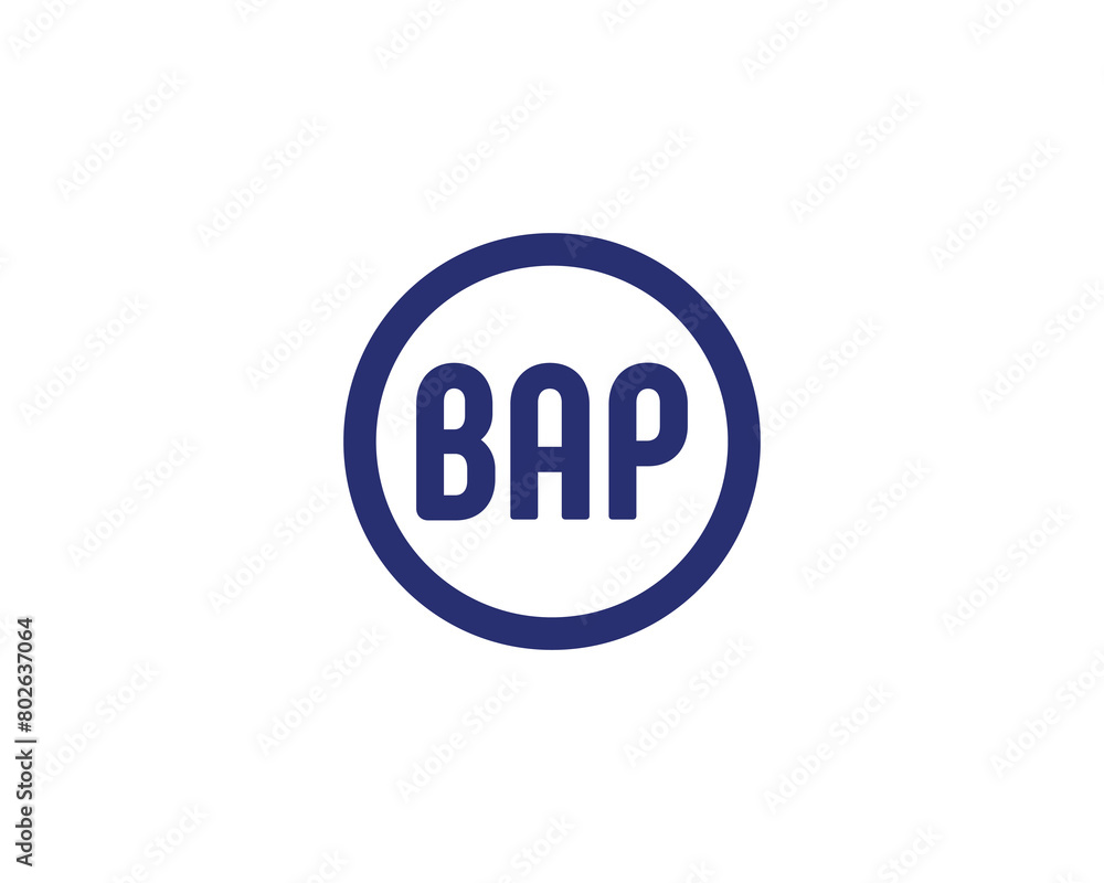 BAP logo design vector template BAP logo design vector template