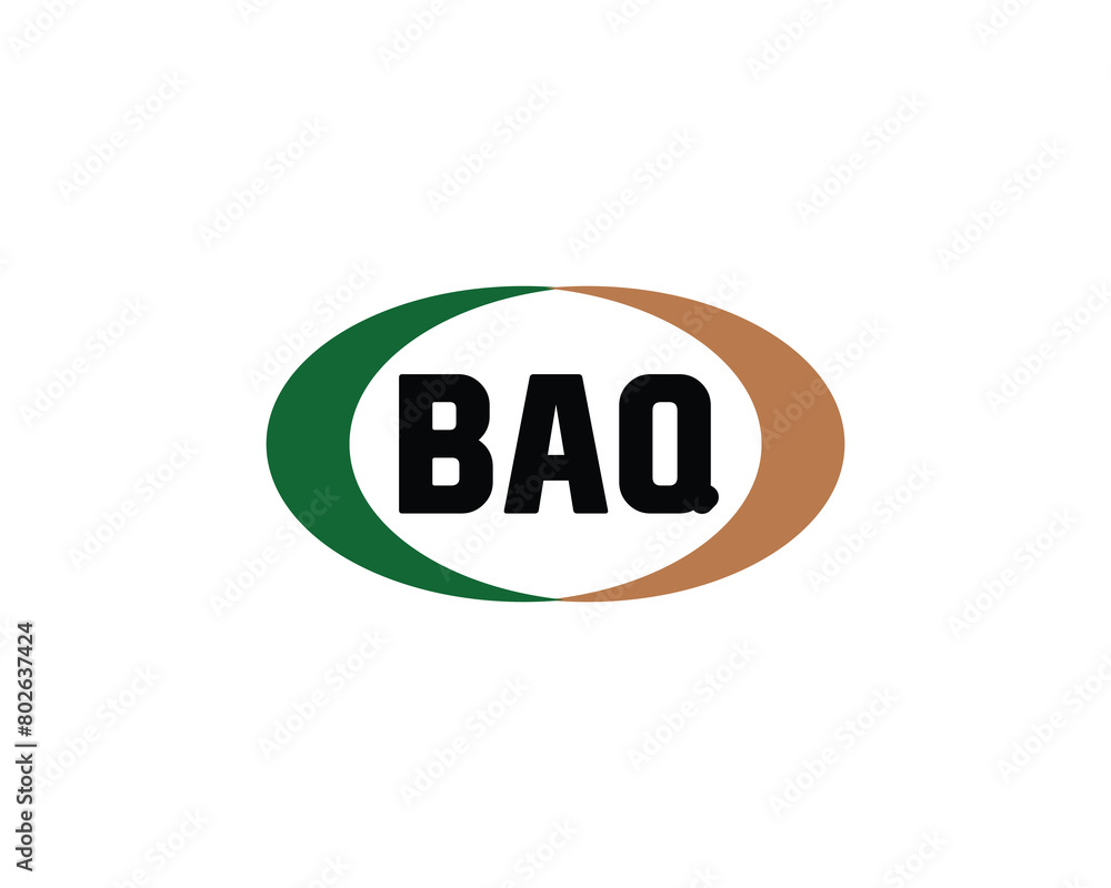 BAQ logo design vector template BAQ logo design vector template