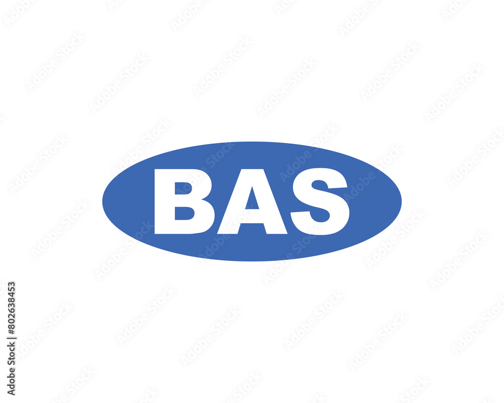 BAS logo design vector template BAS logo design vector template
