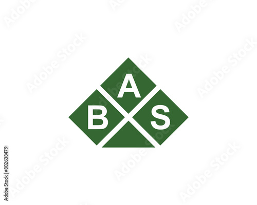 BAS logo design vector template