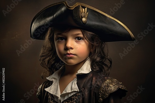 young pirate with serious expression © Balaraw