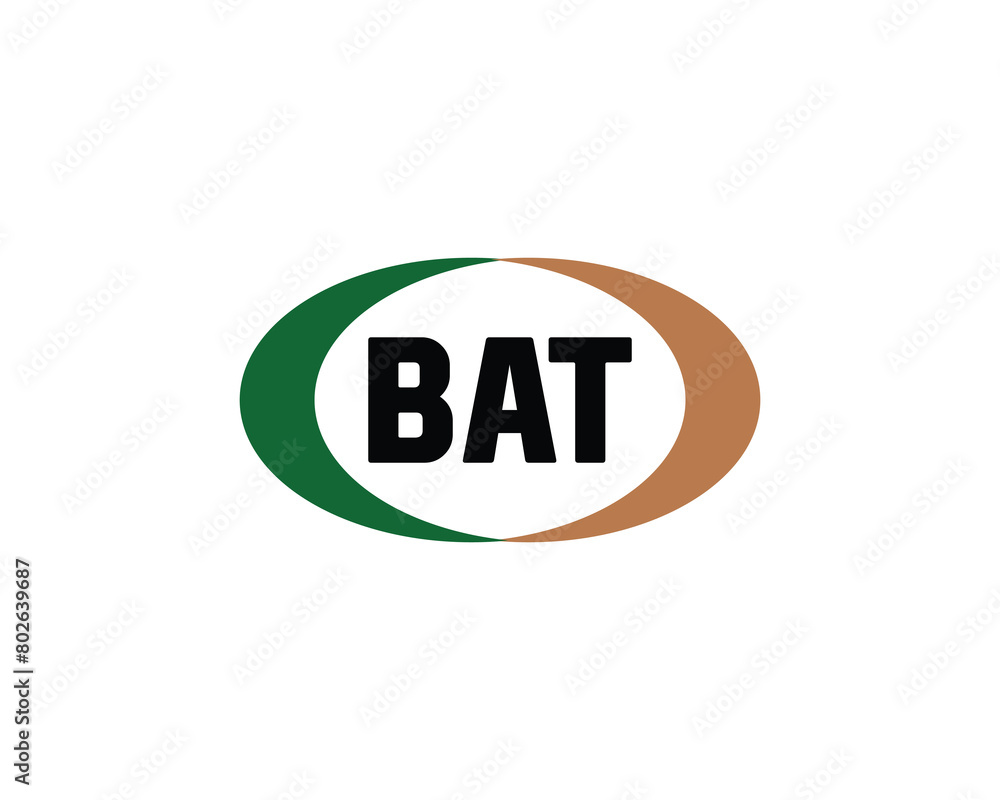 BAT logo design vector template BAT logo design vector template