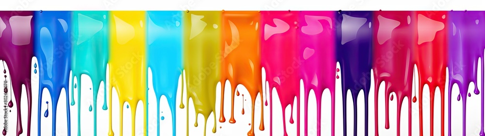 Vibrant dripping paint colors abstract background Vibrant dripping paint colors abstract background