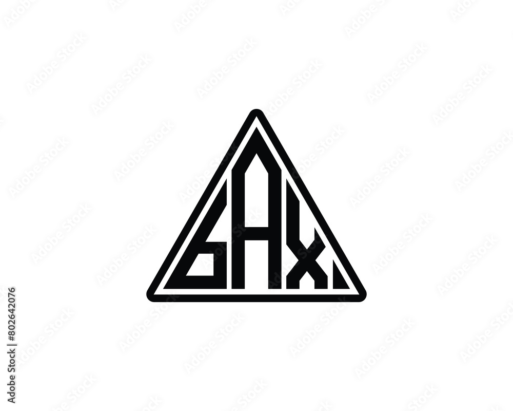 BAX logo design vector template BAX logo design vector template