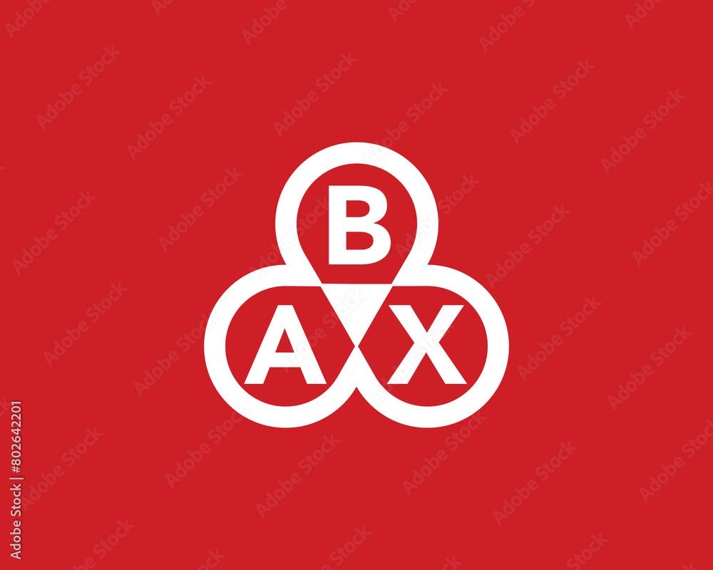 BAX logo design vector template BAX logo design vector template