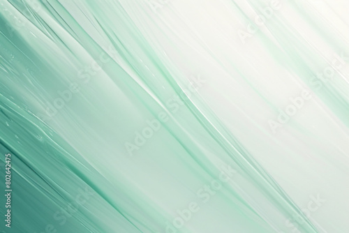 Abstract Soft Green and Blue Strokes with a Smooth, Paint-Like Texture. photo