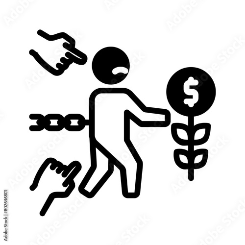 Vector solid black icon for Exploit
