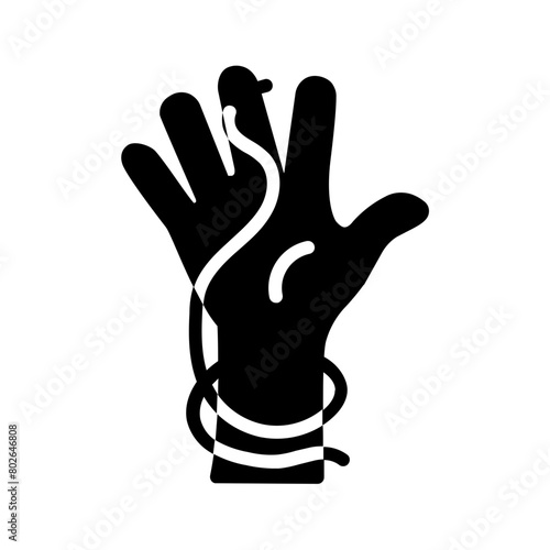 Vector solid black icon for Exploit