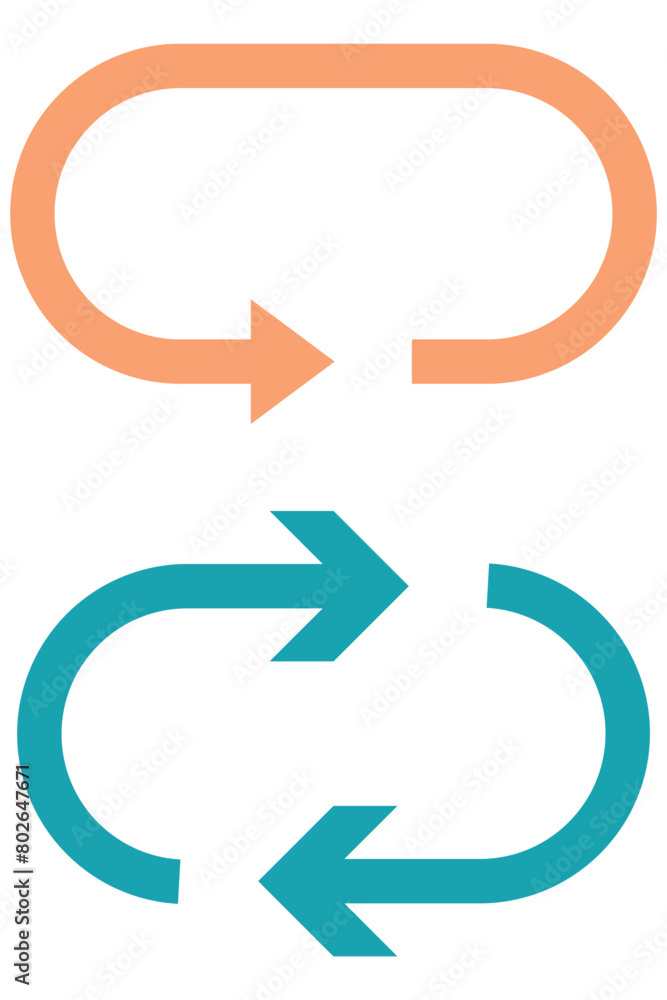 repeat arrow icon, roundabout symbol, arrow icon for using technology devices repeat arrow icon, roundabout symbol, arrow icon for using technology devices