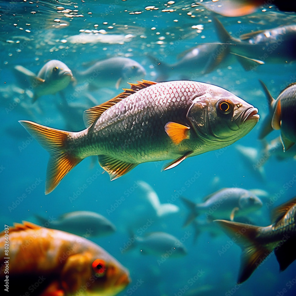 Naklejka premium Fish