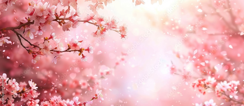 Background of cherry blossoms Background of cherry blossoms