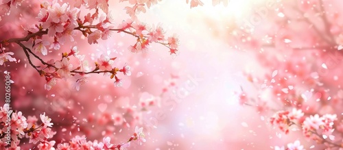Background of cherry blossoms © Vusal