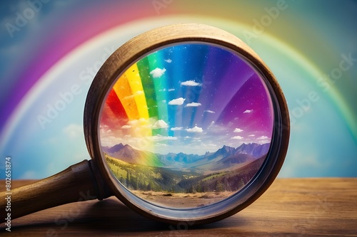 Celebrating Rainbow Day, Chasing Rainbows, Embracing Rainbow Day, Honoring Rainbow Diversity, Commemorating Rainbow Day's Brilliance, Rainbow, Colors, Spectrum, Sky, Celebration, Diversity, Pride © UZAIR