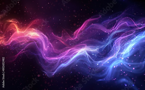 The swirling purple design displays sparkling artistic energy  a digital artistic abstract art style for the background  with high quality.