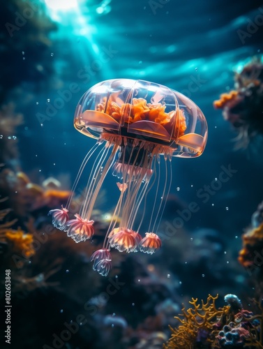 The jellyfish is a beautiful and fascinating creature that can be found in all oceans © sorrakrit