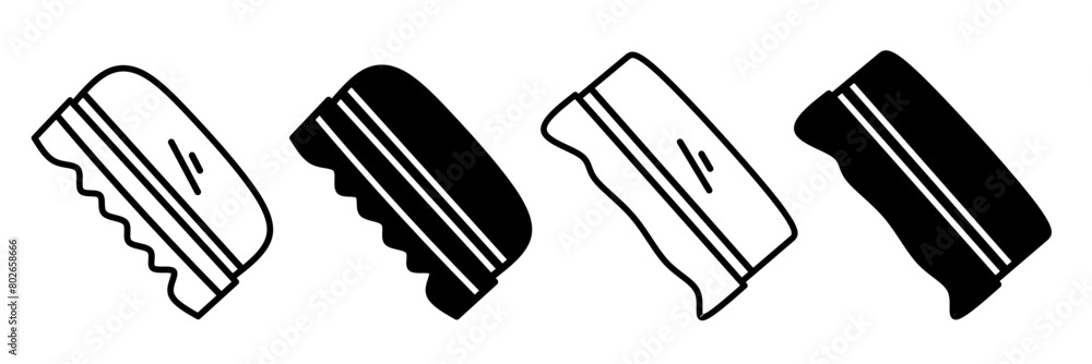 Eraser icon illustration on white background. Eraser icon set for business. Stock vector. Eraser icon illustration on white background. Eraser icon set for business. Stock vector.