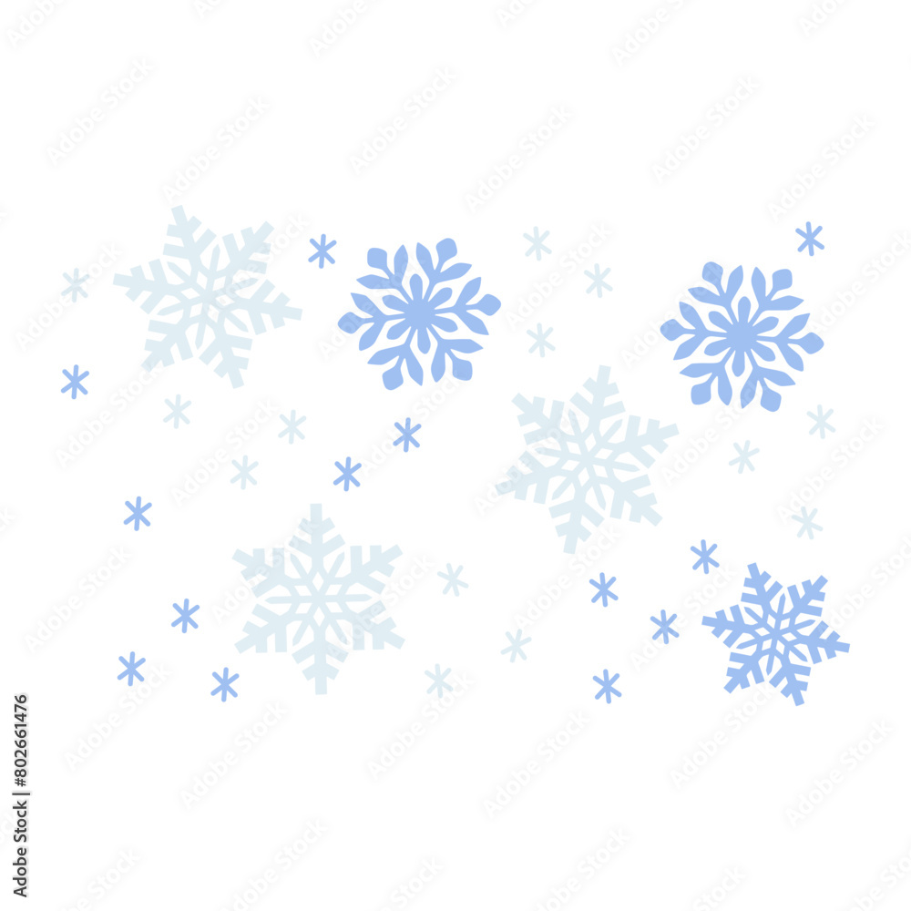 Falling Snowflake Element Falling Snowflake Element