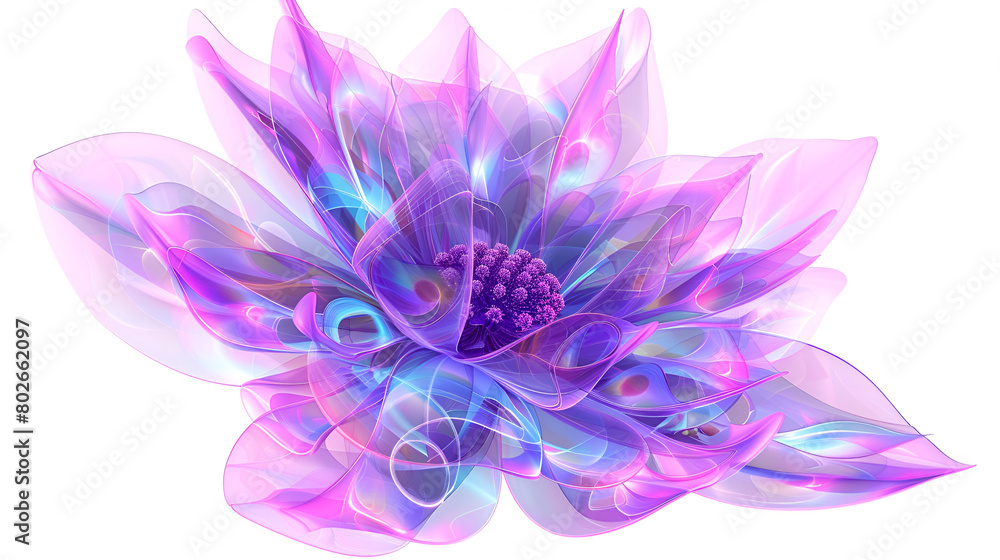 Obraz premium Brightly colored flower ,generative ai