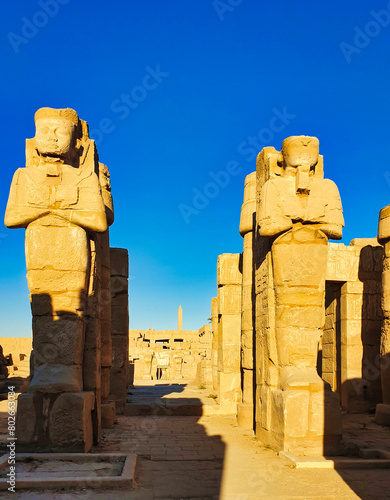 Photos Eastern Temple of Ramses II, also known as Temple of Ptah, with statues of Rames