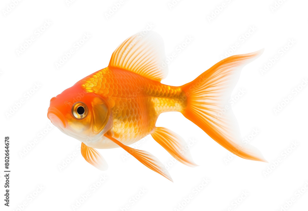 A single goldfish gliding in a glass bowl filled with water, embodying simplicity and elegance. Generative AI A single goldfish gliding in a glass bowl filled with water, embodying simplicity and elegance. Generative AI