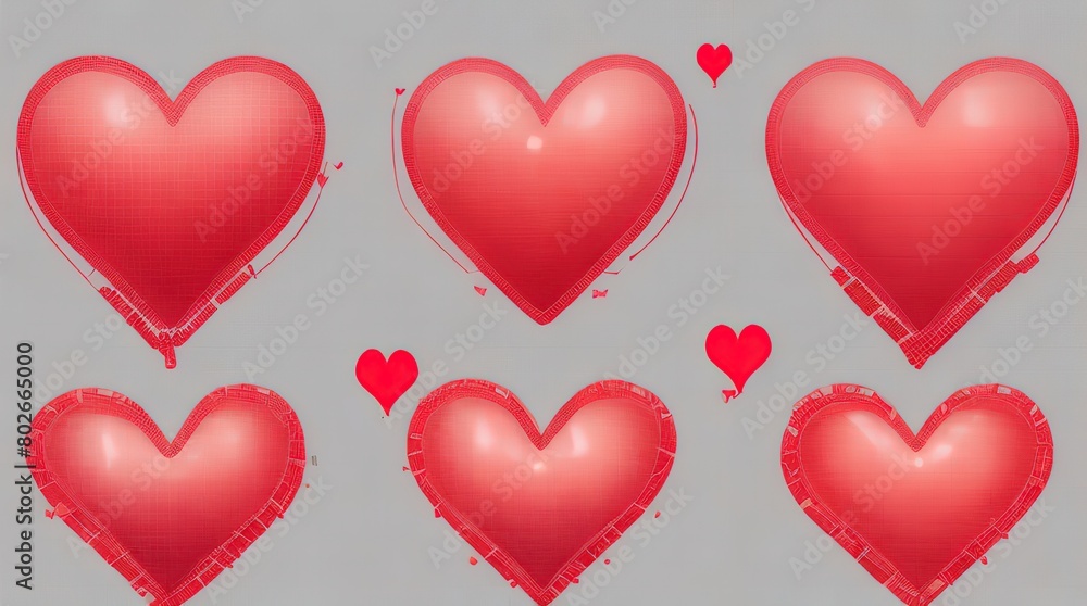 valentine reds hearts background
