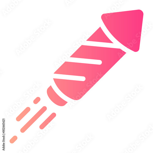 Slika na platnu firework Gradient icon
