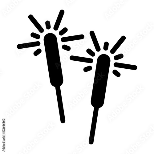 sparkler Solid icon