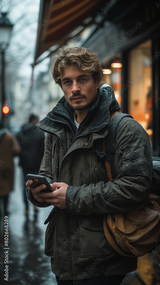 using and texting on smart phone mobile for service 5g digital communication and online social media city banner created by ai using and texting on smart phone mobile for service 5g digital communication and online social media city banner created by ai