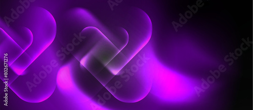 A mesmerizing violet gas swirls in an electric blue pattern on a dark background, resembling a glowing petal in a stunning art piece