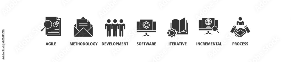 Inbound marketing banner web icon set vector illustration concept with icon of analysis, email, customer, crm, guided selling, seo and public relations Inbound marketing banner web icon set vector illustration concept with icon of analysis, email, customer, crm, guided selling, seo and public relations