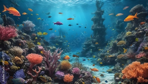 Imagine A Mystical Underwater Kingdom With Coral R © Samiera