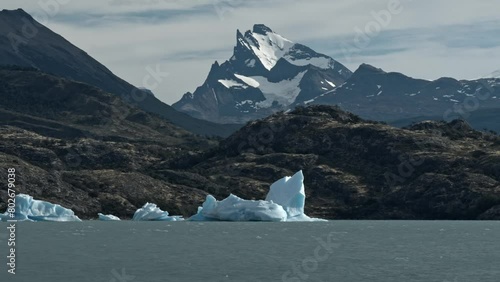 Lago Argentino is the larger and southern in argentinian Patagonia. photo
