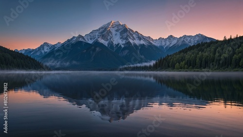 lake in the mountains