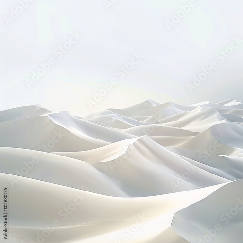 Sand Dunes in Desert
