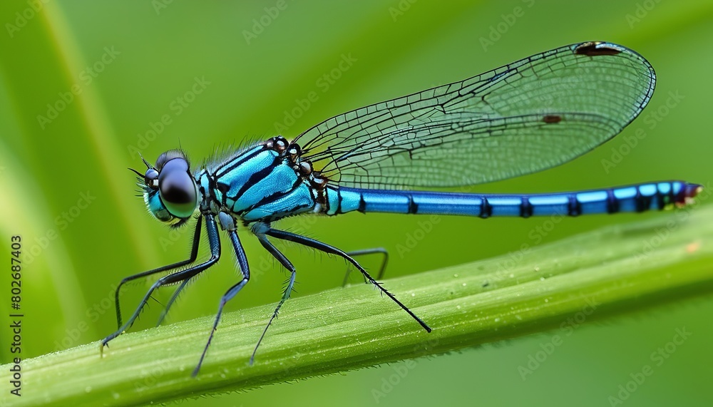 Common Blue Damselfly: A Delicate Beauty in Flight Common Blue Damselfly: A Delicate Beauty in Flight