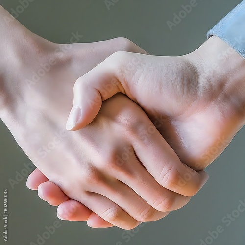 close up of a person holding hands photo