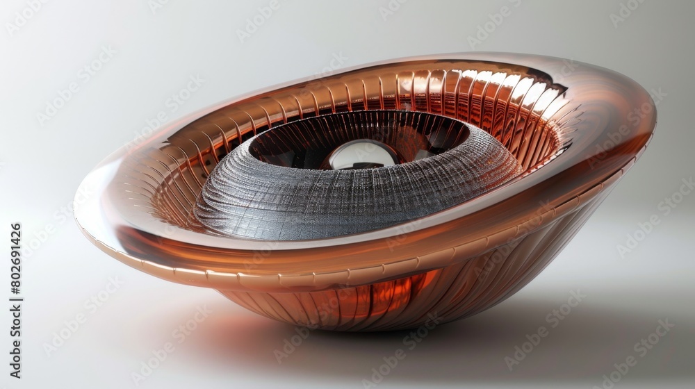 A visually striking 3D rendering image illustrating the structure and function of the lens, including accommodation for near and far vision A visually striking 3D rendering image illustrating the structure and function of the lens, including accommodation for near and far vision