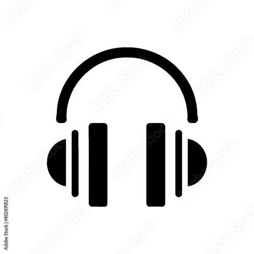 Transparent Background Headphones Icon Vector Illustration Headphones Icon Sign