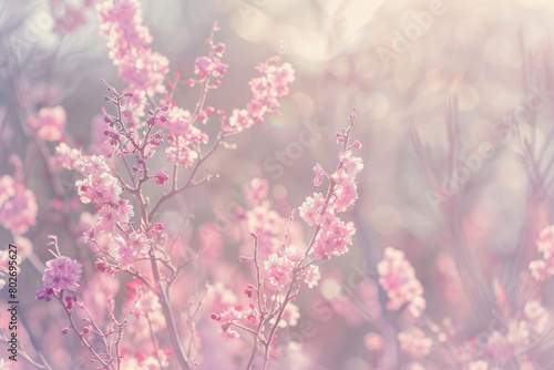 Soft pink hues inspiring joy