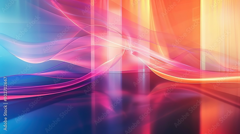 Digital abstract wave background, template for business banner, formal backdrop, abstract design element for tech, AI, data, audio, graphics, presentation, and more Digital abstract wave background, template for business banner, formal backdrop, abstract design element for tech, AI, data, audio, graphics, presentation, and more