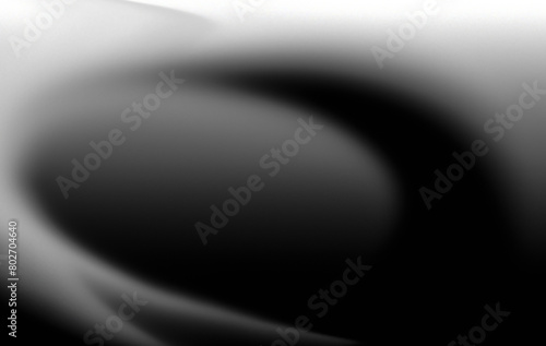 Abstract black and white wavy background. fluid art