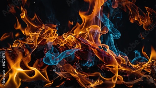 fire flames background