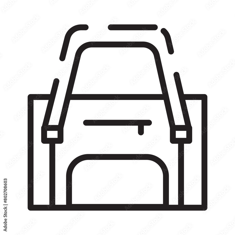 Bag Sport Gym Line Icon Bag Sport Gym Line Icon
