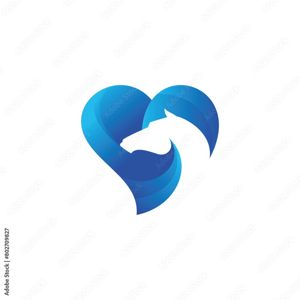 combining heart and horse head vectors into one unique and interesting concept combining heart and horse head vectors into one unique and interesting concept