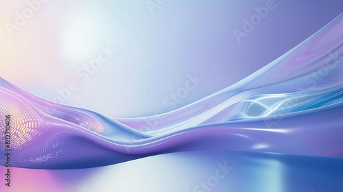 Wallpaper Mural Digital abstract wave background, template for business banner, formal backdrop, abstract design element for tech, AI, data, audio, graphics, presentation, and more Torontodigital.ca