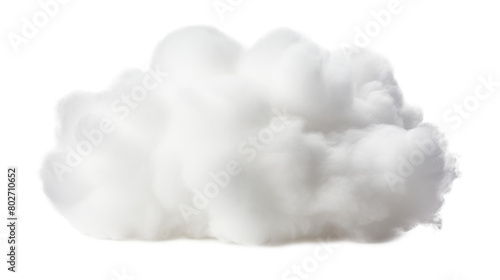 white cloud isolated on whte