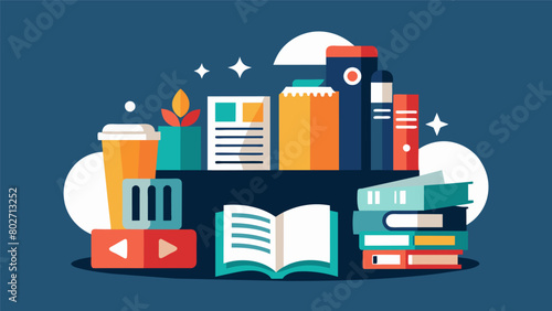 A selection of books and magazines are nearby in case the viewer wants to switch up their activity during the movie..