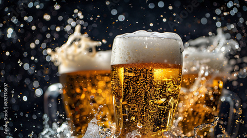 ビールで乾杯