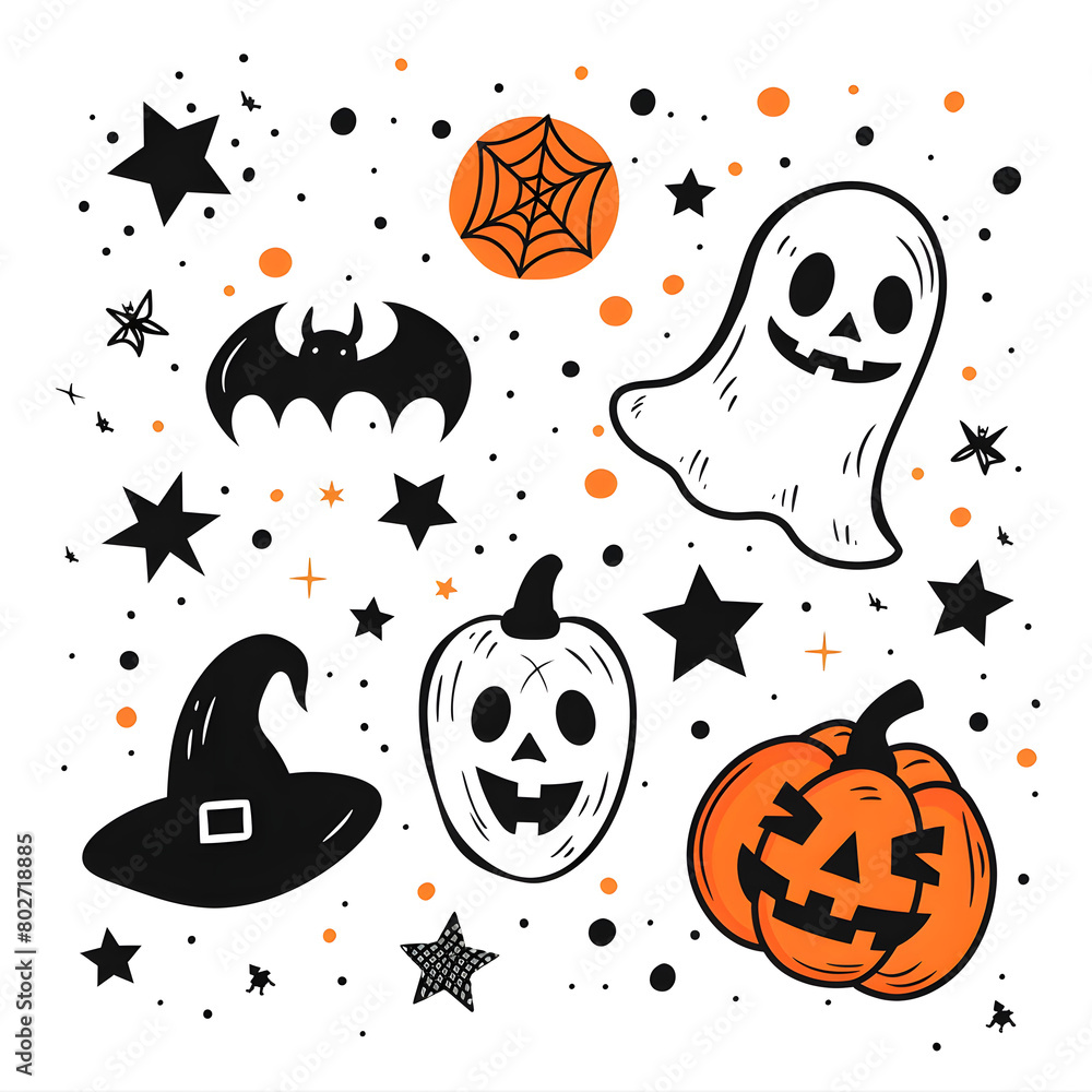 halloween icons set halloween icons set
